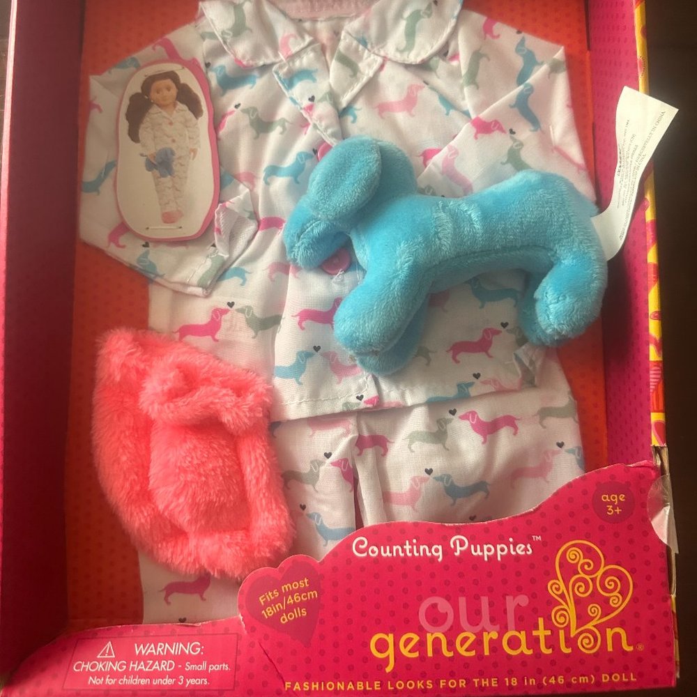 Our Generation Dolls: Puppy Pajama for Doll